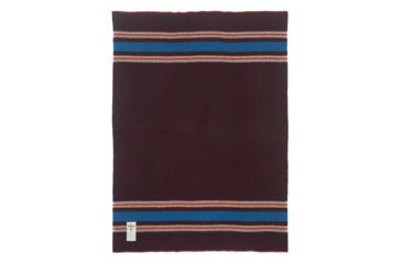 Image of Woolrich Camp Blanket, Burgundy Heather, 50x60, 92021-BHA-EA-R