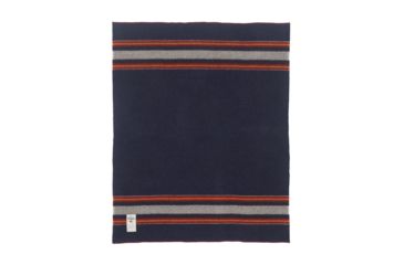 Image of Woolrich Camp Blanket, Navy Heather, 50x60, 92021-NVH-EA-R