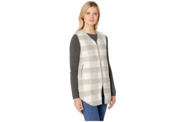 Image of Woolrich Chilly Days Long Vest - Womens, Gray Heather, Small, 18546-GRAYHEATHER-S