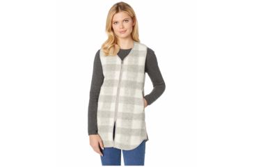 Image of Woolrich Chilly Days Long Vest - Womens, Gray Heather, Small, 18546-GRAYHEATHER-S