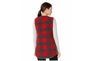 Image of Woolrich Chilly Days Long Vest - Womens, Red Heather, Extra Small, 18546-REDHEATHER-XS