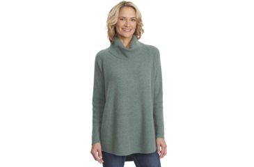 Image of Woolrich Clapshaw Cowl Tunie - Womens-Blue Fir Heather-X-Small