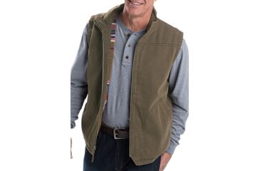 Image of Woolrich Dorrington II Vest - Mens-Saddle-Small