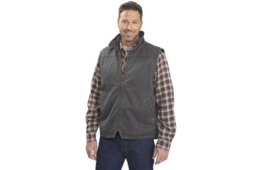Image of Woolrich Dorrington II Vest - Men's-Coal-Large