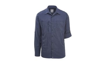Image of Woolrich Expedition Canyon Conv Modern Men's Shirt, Faded Indigo, 6388