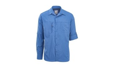 Image of Woolrich Expedition Canyon Conv Modern Men's Shirt, Mountain Blue, 6388