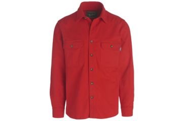 Image of Woolrich Expedition Chamois Shirt - Men's-Old Red-Medium