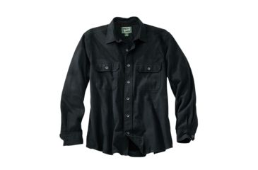 Image of Woolrich Expedition Chamois Shirt - Mens-Black-Medium