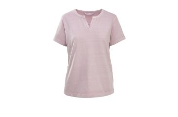 Image of Woolrich First Forks Women's Split Neck Shirt, Violet Ice, 7702
