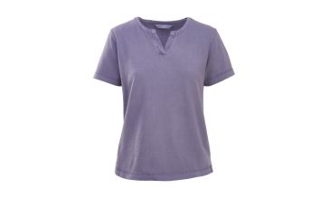 Image of Woolrich First Forks Womens Split Neck Shirt, Violet Indigo, S, 7702-VIOLETINDIGO-S