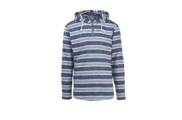 Image of Woolrich Hemp Modern Men's Hooded Shirt, Deep Indigo, 6226