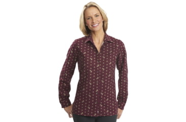 Image of Woolrich Keystone Printed Chamois Shirt - Womens-Fig-Large