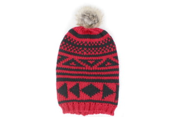 Image of Woolrich Line Art Slouchy Hat, Old Red, One Size, Q16012-Old Red