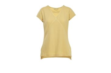 Image of Woolrich Meadow Forks Women's Short Sleeve Tee Shirt, Light Sun, 7053