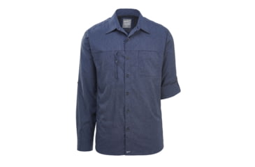 Image of Woolrich Men's Expedition Canyon Convertible Shirt, Faded Indigo, L 6388-FDI-FADEDINDIGO-L-DEMO