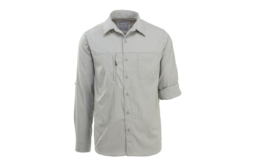 Image of Woolrich Men's Expedition Canyon Convertible Shirt, Limestone, L 6388-LMO-LIMESTONE-L-DEMO
