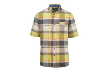 Image of Woolrich Men's Timberline Short-Sleeve Classic Shirt, Bungee Cord, L 6161-BUG-BUNGEECORD-L-DEMO