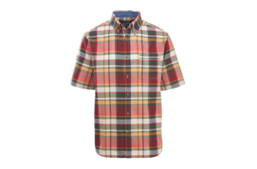 Image of Woolrich Men's Timberline Short-Sleeve Classic Shirt, Torch Multi, L 6161-TRL-TORCHMULTI-L-DEMO