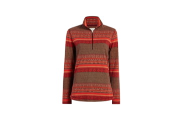 Image of Woolrich Mile Run Half Zip II - Womens, Red Clay, Medium, 7037-REDCLAY-M
