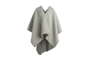 Image of Woolrich Mini Buffalo Double Face Wool Poncho, Gray 92020-GRA - GRAY-DEMO