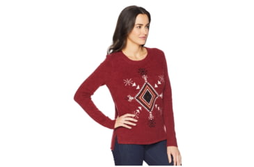 Image of Woolrich Motif Sweater - Womens, Picante, Small, Regular Inseam, 13776-PICANTE-S