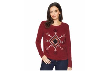 Image of Woolrich Motif Sweater - Womens, Picante, Small, Regular Inseam, 13776-PICANTE-S
