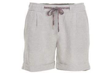Image of Woolrich Outside Air Eco Rich Linen Blend Short - Women's-Vintage Khaki-Small