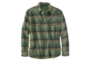 Image of Woolrich Oxbow Bend Flannel Shirt - Men's-Bayleaf-Small