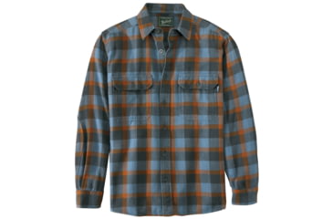 Image of Woolrich Oxbow Bend Flannel Shirt - Men's-Blue Haze-Small