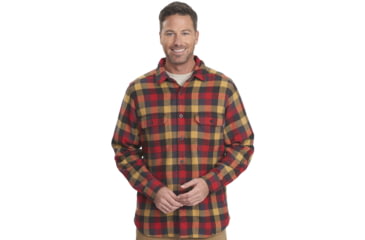 Image of Woolrich Oxbow Bend Flannel Shirt - Mens-Multi Buffalo-Medium
