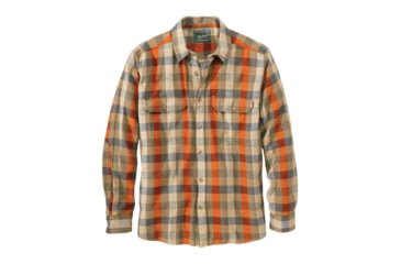 Image of Woolrich Oxbow Bend Flannel Shirt - Men's-Persimmon-Small