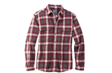 Image of Woolrich Oxbow Bend Flannel Shirt - Men's-Slate-Small