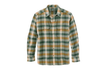 Image of Woolrich Oxbow Bend Flannel Shirt - Men's-Spruce-Small