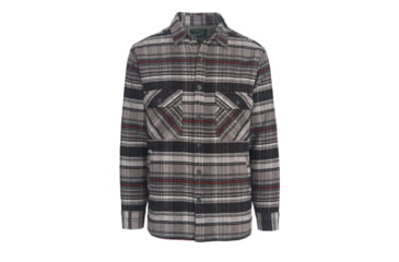 Image of Woolrich Oxbow Bend Plaid Flannel Shirt Jacket - Men's, Steel Gray, S, 6151-SGR-S-R