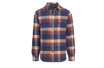 Image of Woolrich Oxbow Bend Plaid Flannel Shirt - Men's, New Royal Blue, M, 6111-NRL-M-R