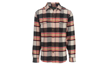 Image of Woolrich Oxbow Bend Plaid Flannel Shirt - Men's, Stone, XL, 6111-STN-XL-R