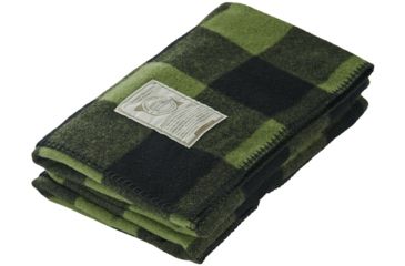 Image of Woolrich Rough Rider Throw-Green Buffalo