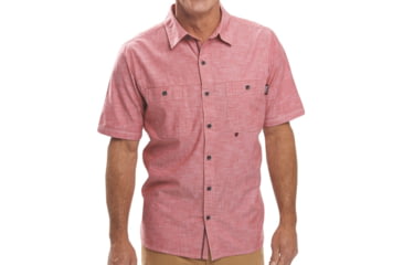 Image of Woolrich Route 99 Short Sleeve Shirt - Men's-Barn-Medium