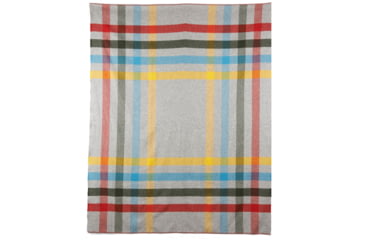 Image of Woolrich Seven Springs 100% Soft Wool Blanket, Multi Buffalo Check, EA 92473-MBF-DEMO