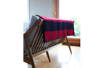 Image of Woolrich Seven Springs 100% Soft Wool Blanket, Multi Buffalo Check, EA 92473-MBF-DEMO