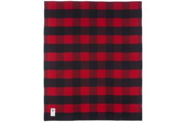 Image of Woolrich Seven Springs 100% Soft Wool Blanket, Multi Buffalo Check, EA 92473-MBF-DEMO