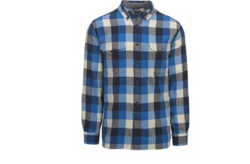 Image of Woolrich Stone Rapids Eco Rich Shirt - Men's-Blue Jay Buffalo-Large