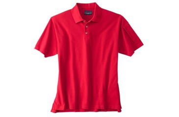 Image of Woolrich Tactical Elite Men's Elite Short Sleeve Tactical Polo, Red, XL WL44435RDRXL