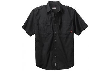 Image of Woolrich Tactical Elite Men's Elite Short Sleve Shirt, Black, 2XL WL44901BKR2XL