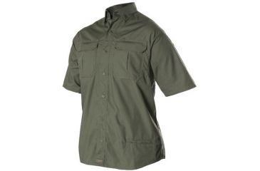 Image of Woolrich Tactical Elite Men's Lightweight Short Sleeve Operator Shirt, Sage, S WL44914GNRS
