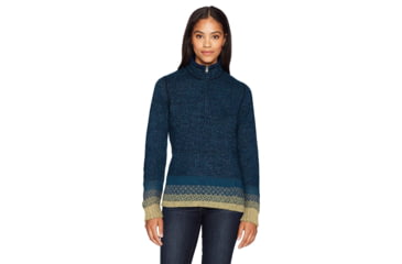 Image of Woolrich Tanglewood 1/2 Zip Ii - Womens, Forest Blue, Large, Regular Inseam, 13767-FORESTBLUE-L