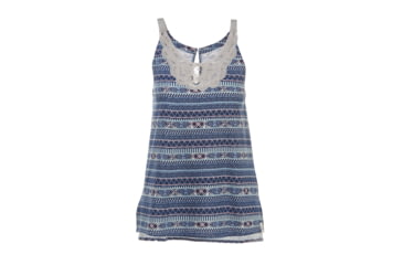 Image of Woolrich Women's Bell Canyon Printed Tank Top, Deep Indigo Multi, M 7058-DIM-DEEPINDIGOMULTI-M-DEMO