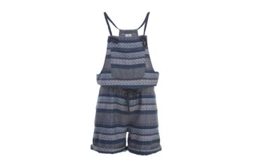 Image of Woolrich Women's Jacquard Overalls, Deep Indigo, M 5208-DIN-DEEPINDIGO-M-DEMO