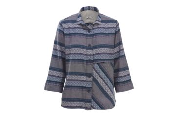 Image of Woolrich Women's Jacquard Shirt Jacket, Deep Indigo, M 2196-DIN-DEEPINDIGO-M-DEMO
