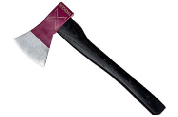 Image of WOOX Thunderbird Throwing Axe, 4in, Tempered Carbon Steel, Purple Appalachian Hickory, BUAXE04004